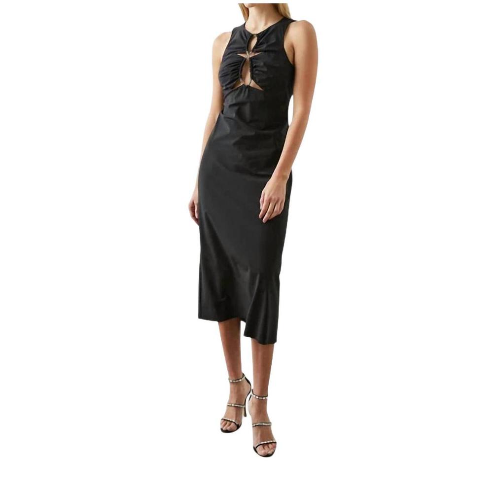 NEW RAILS samba dress in black